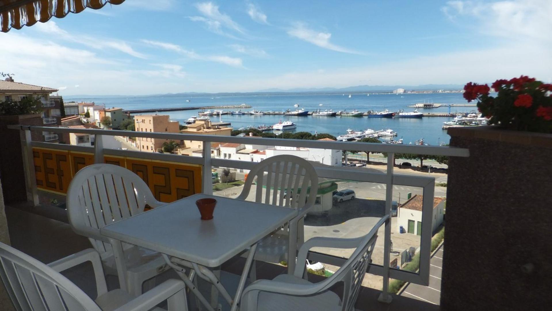 Roc Mar 2 5C - Apartamento Cerca Del Centro Y De La Playa - Terraza Con Vistas Al Mar Y Al Puerto Appartement Roses Buitenkant foto
